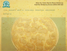 Tablet Screenshot of cloverleafpizza.com